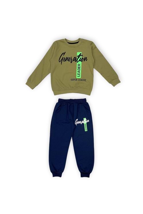 İkiiplik Unisex Çocuk Eşofman Takım MNK0553