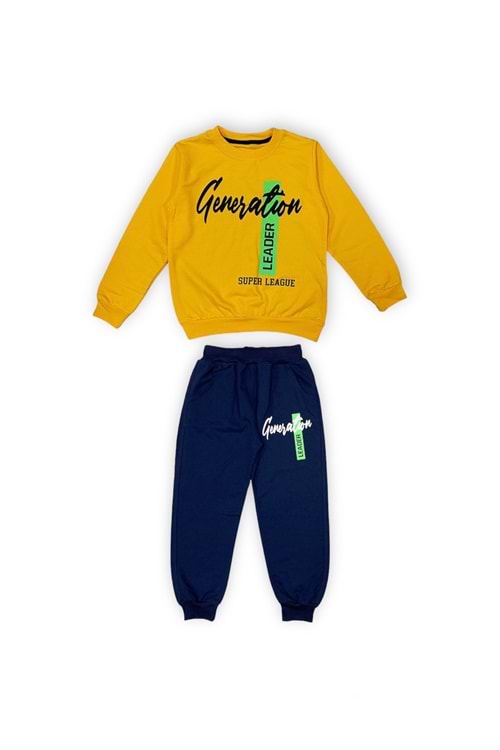 İkiiplik Unisex Çocuk Eşofman Takım MNK0553