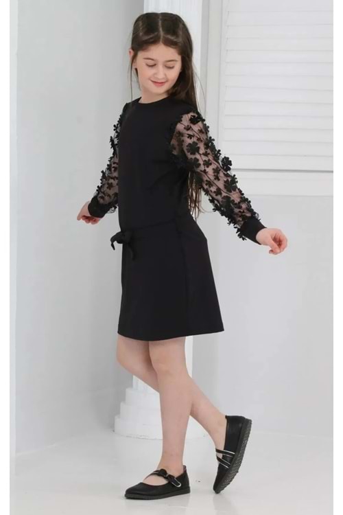 Kız Çocuk Daisy Krep Elbise MNK0606
