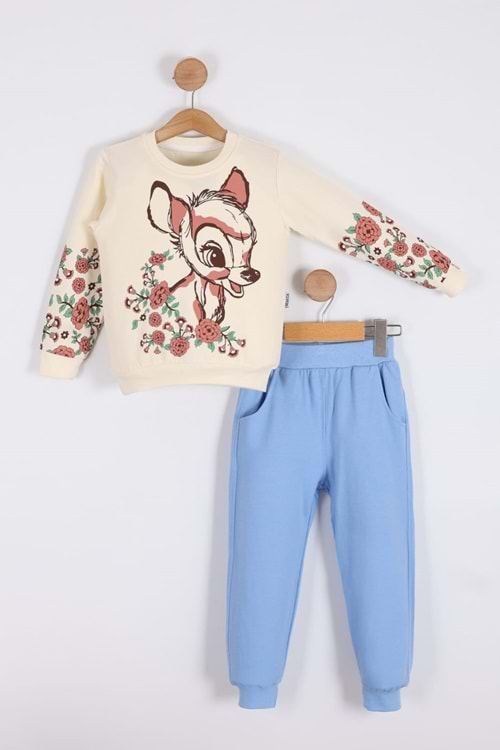 Ceylan Motif Kız Çocuk Eşofman MNK0621