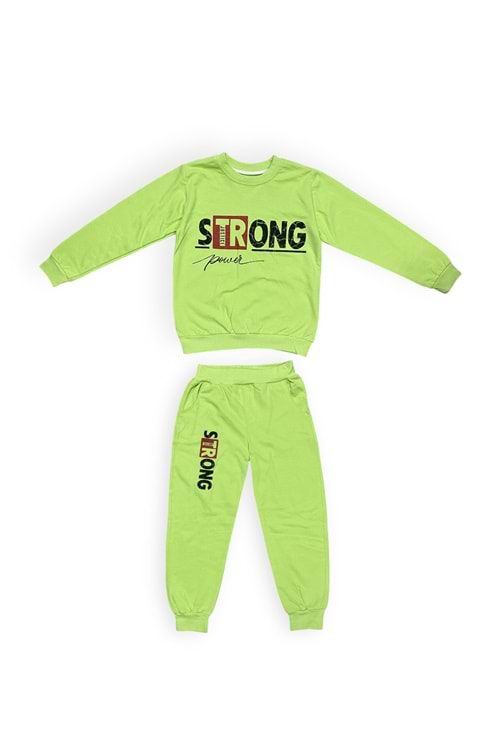 Strong Motif Kız Çocuk Eşofman MNK0625