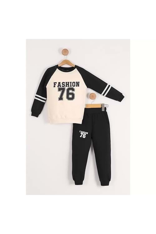Fashion 76 Baskılı Erkek Çocuk Eşofman MNK3104