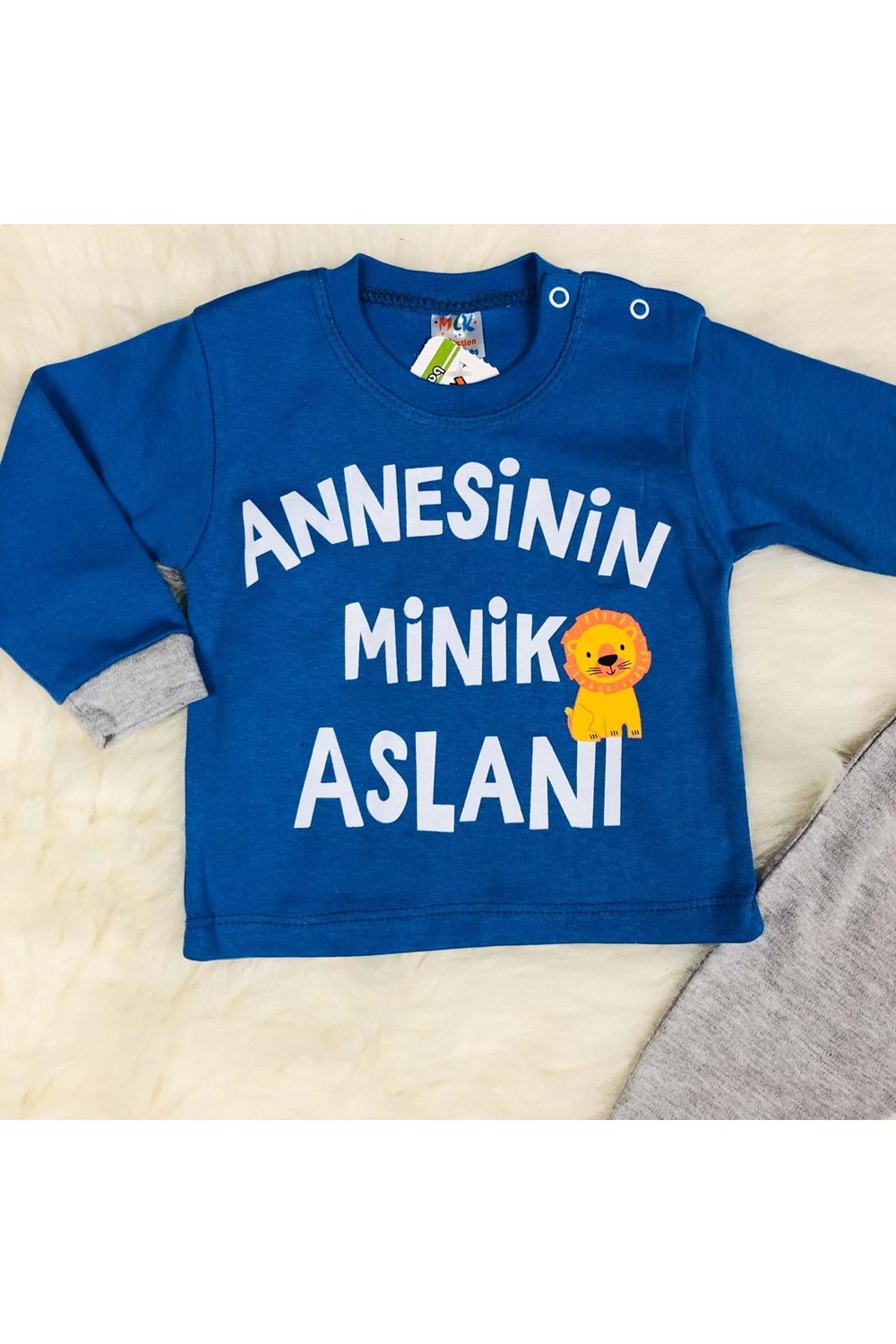 Annesinin Minik Aslanı 3 Ay Erkek Bebek Takım