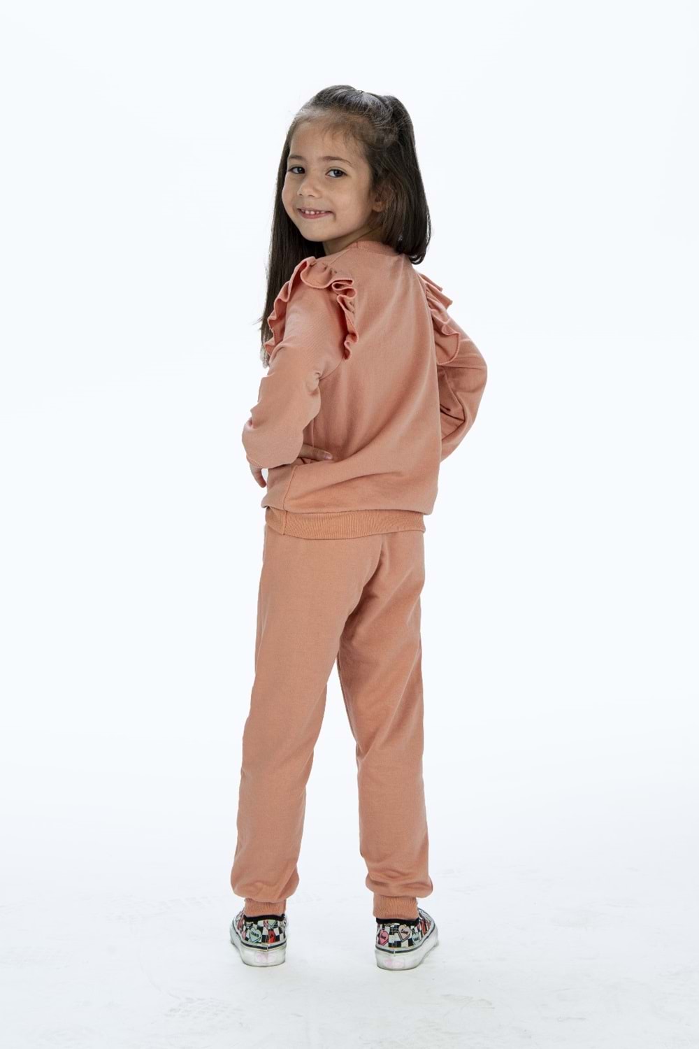 Kız Çocuk Boynuzlu At Eşofman Takımı