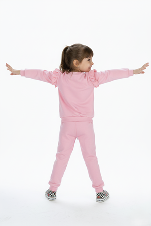 Kız Çocuk Boynuzlu At Eşofman Takımı