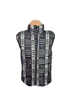 Erkek Çocuk Kapüşonsuz Cepli Trend Şişme Yelek M00708