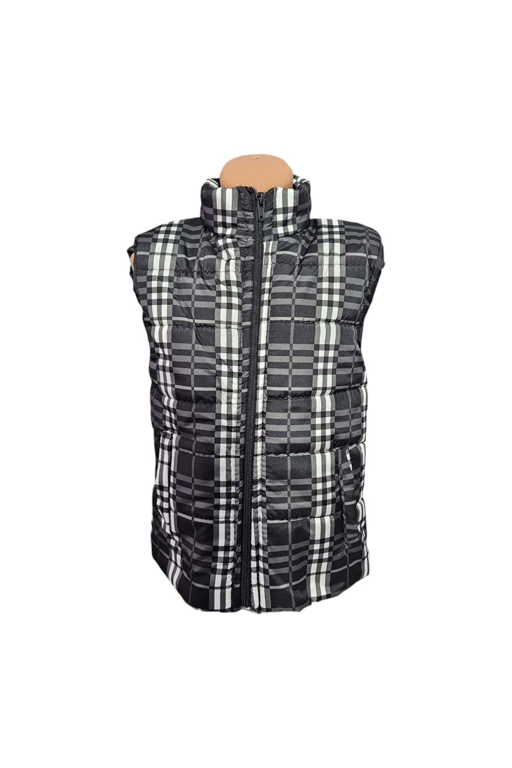 Erkek Çocuk Kapüşonsuz Cepli Trend Şişme Yelek M00708