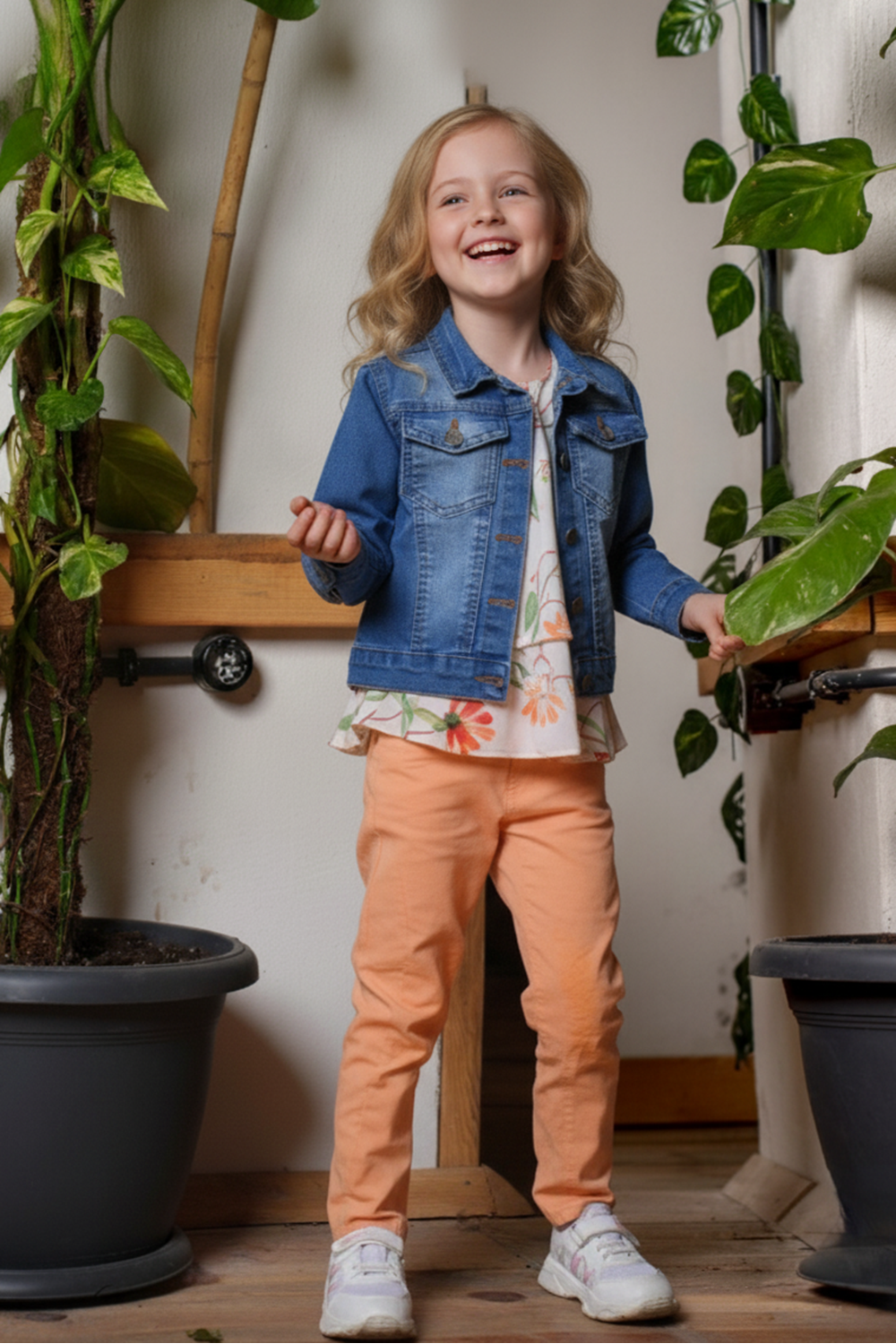 Kız Çocuk Pantolon, Gömlek , Ceketli Takım M00720