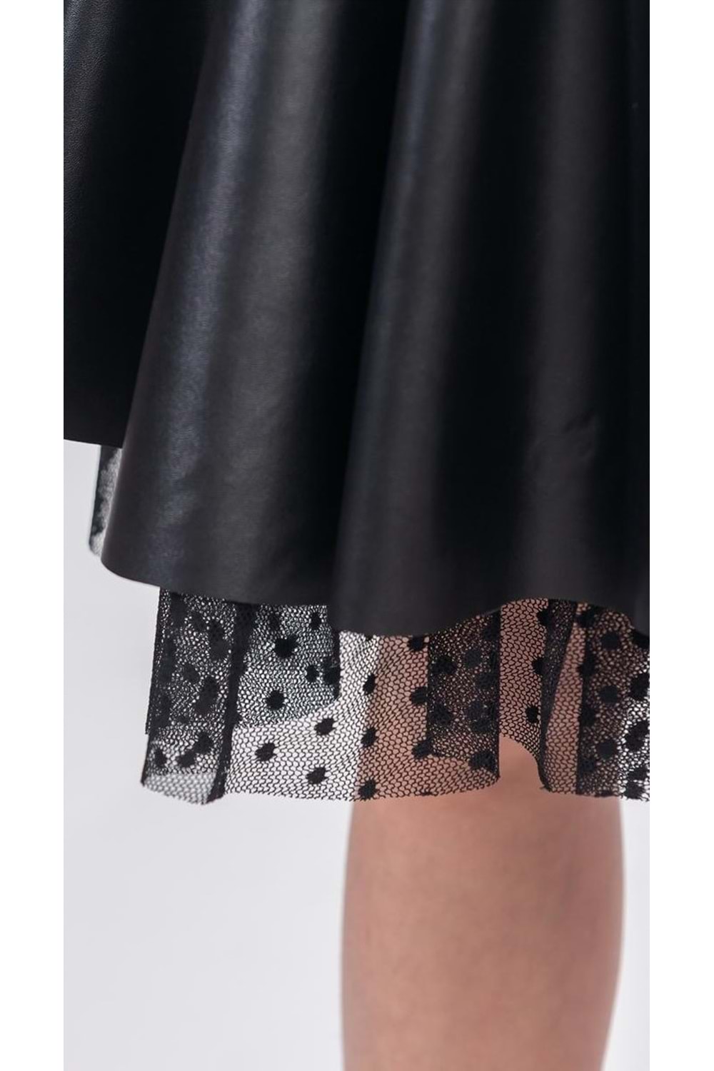 Deri Kız Çocuk Etek M00725