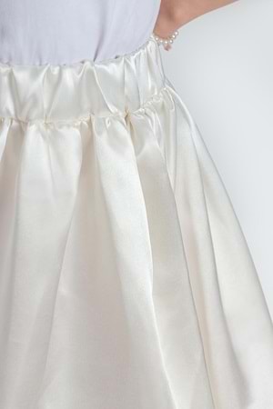 Saten Balon Kız Çocuk Etek M00729