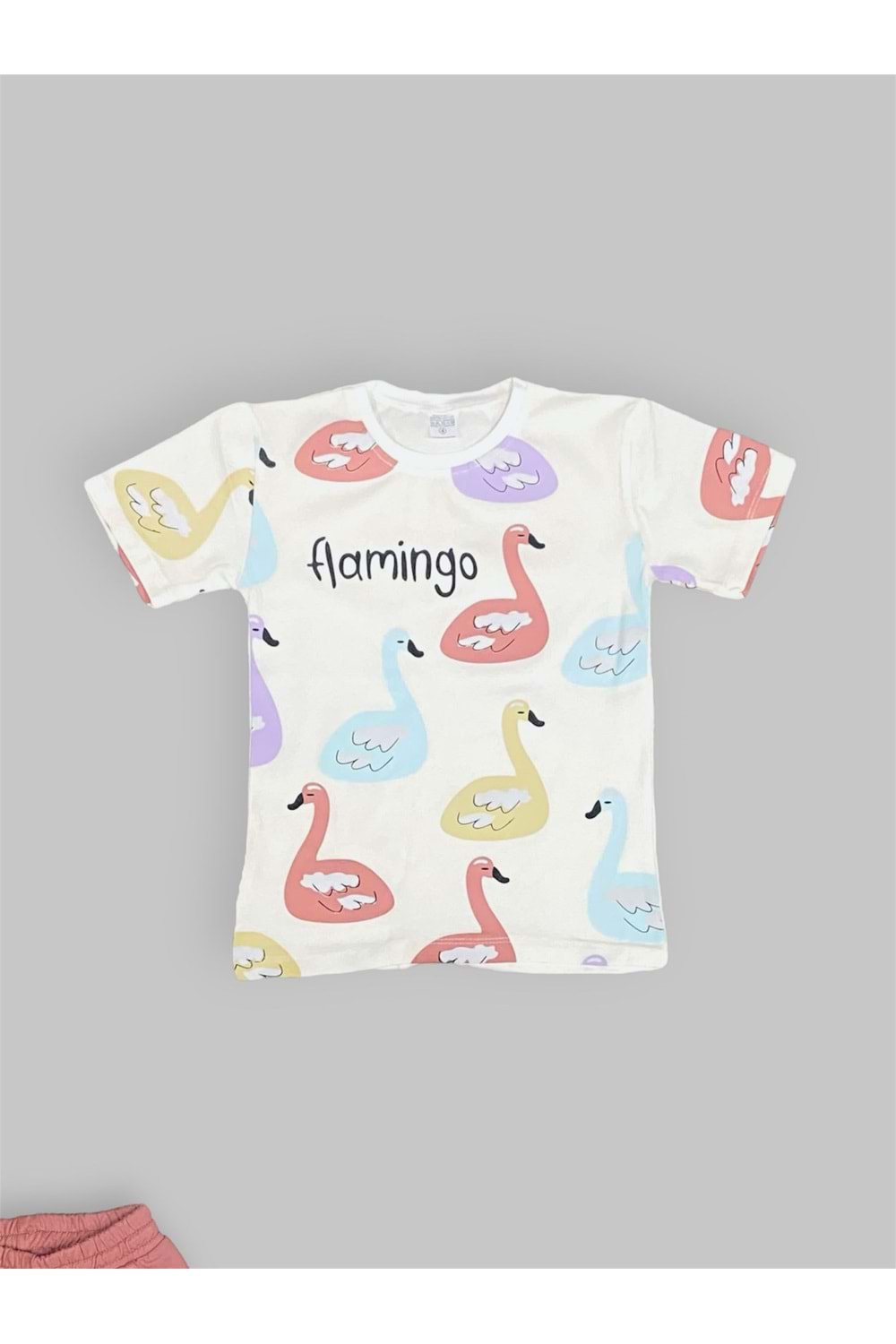 Baskılı Kız Çocuk Tişört Şort Takım M00730