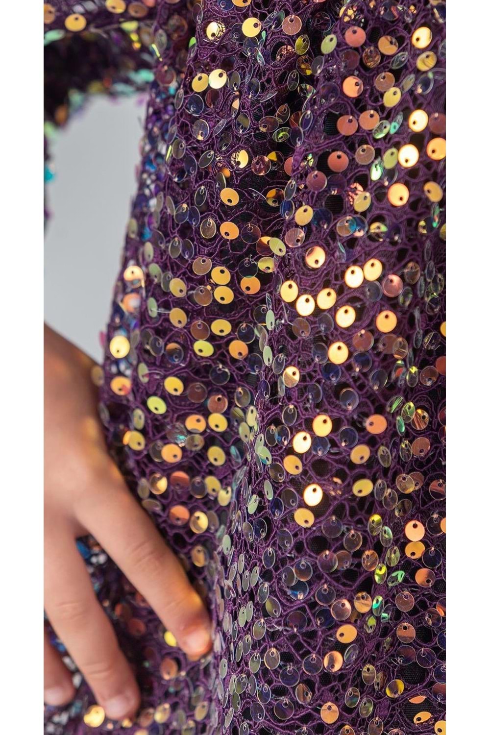 Likio Vintage Payet Kız Çocuk Abiye M00739