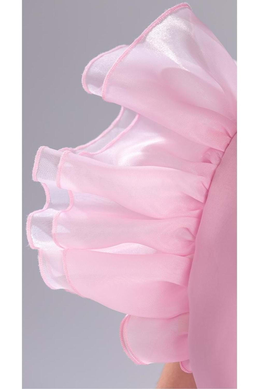 Kız Çocuk Kuyruklu , Taçlı Vragia Abiye Elbise M00745