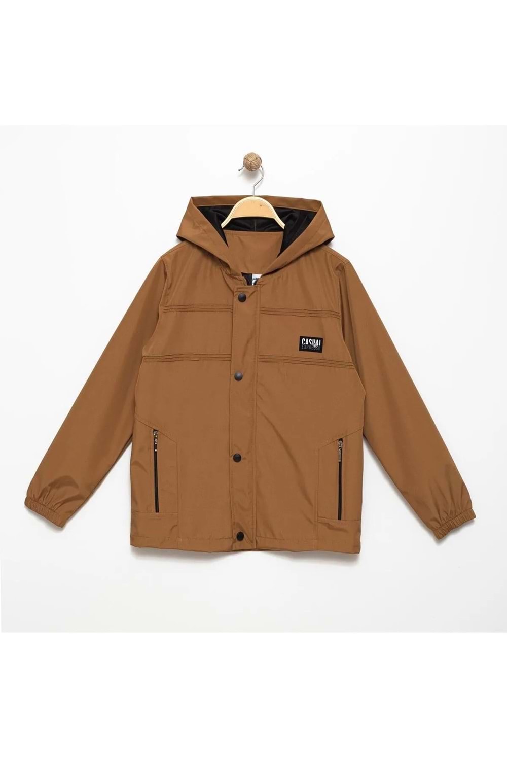 Erkek Çocuk Mevsimlik Su İtici Çıtçıt Kapamalı Cepli Yağmurluk M00753