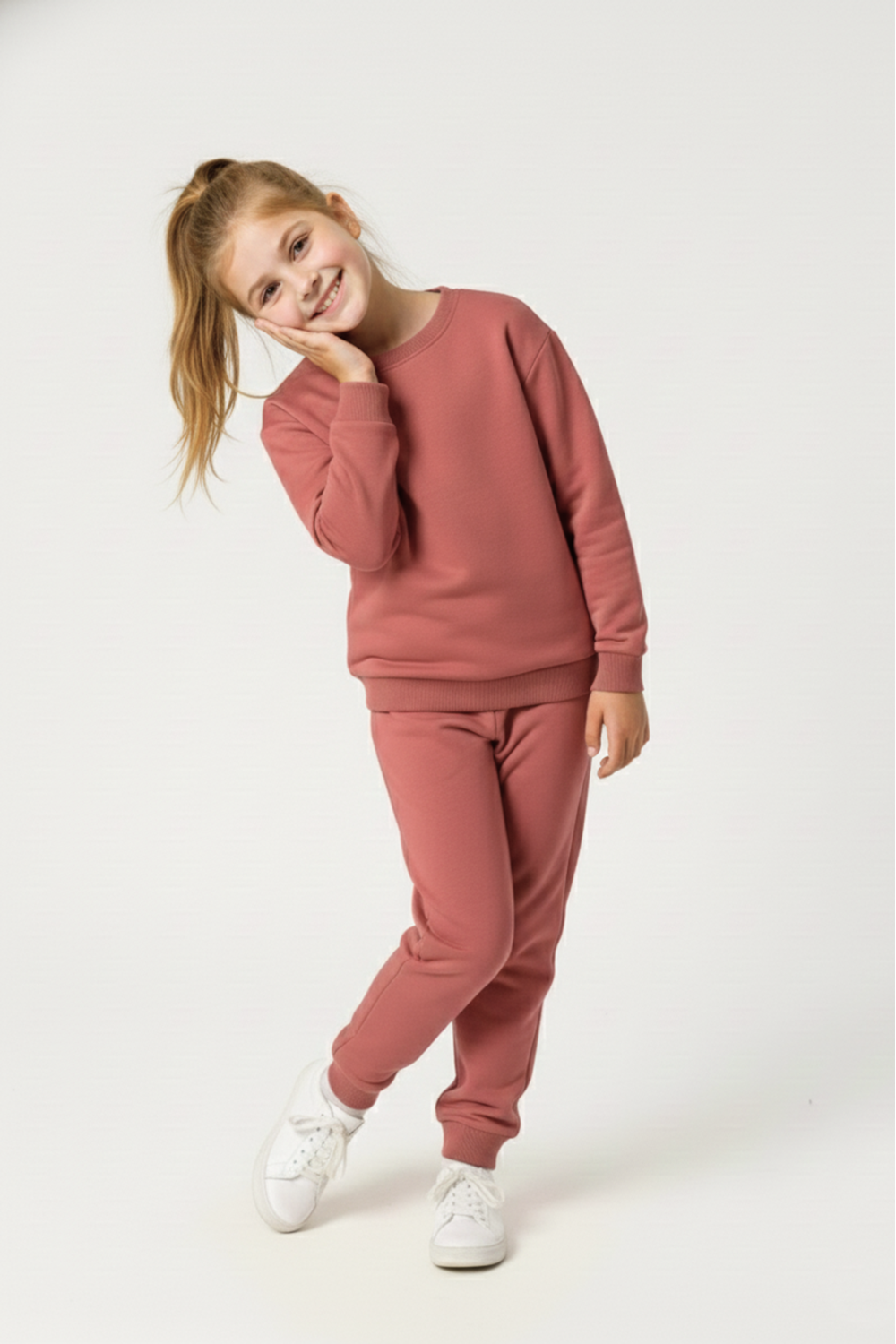 Basic Cepli Kız-Erkek Mevsimlik Çocuk Eşofman Takımı M00776