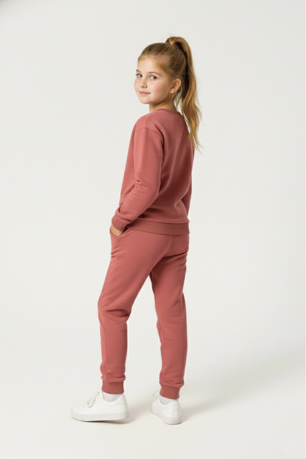 Basic Cepli Kız-Erkek Mevsimlik Çocuk Eşofman Takımı M00776