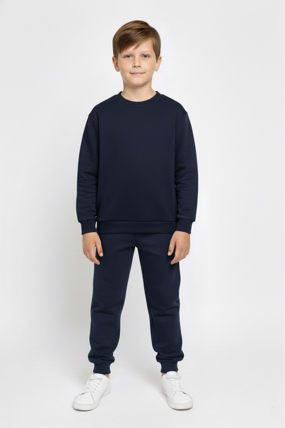 Basic Cepli Kız-Erkek Mevsimlik Çocuk Eşofman Takımı M00776