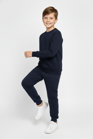 Basic Cepli Kız-Erkek Mevsimlik Çocuk Eşofman Takımı M00776