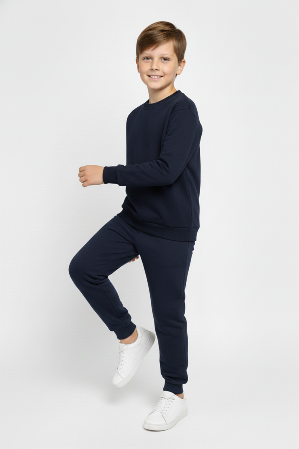 Basic Cepli Kız-Erkek Mevsimlik Çocuk Eşofman Takımı M00776