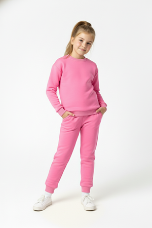 Basic Cepli Kız-Erkek Mevsimlik Çocuk Eşofman Takımı M00776