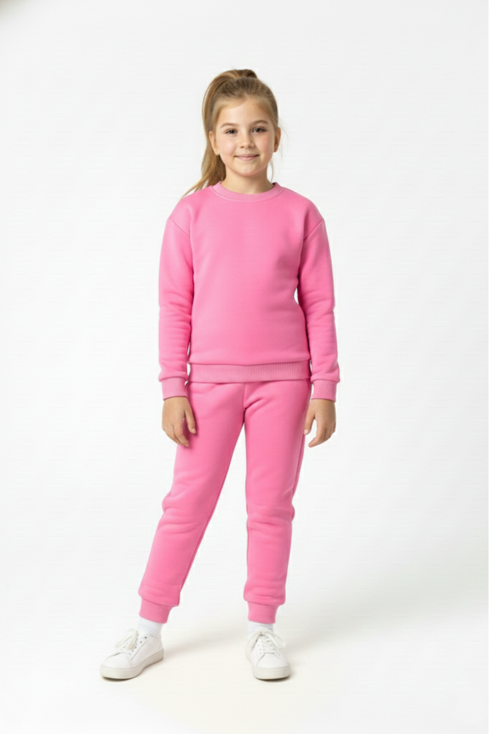 Basic Cepli Kız-Erkek Mevsimlik Çocuk Eşofman Takımı M00776