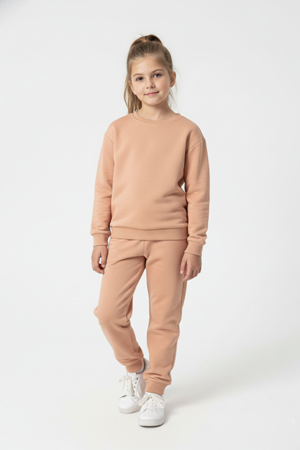 Basic Cepli Kız-Erkek Mevsimlik Çocuk Eşofman Takımı M00776