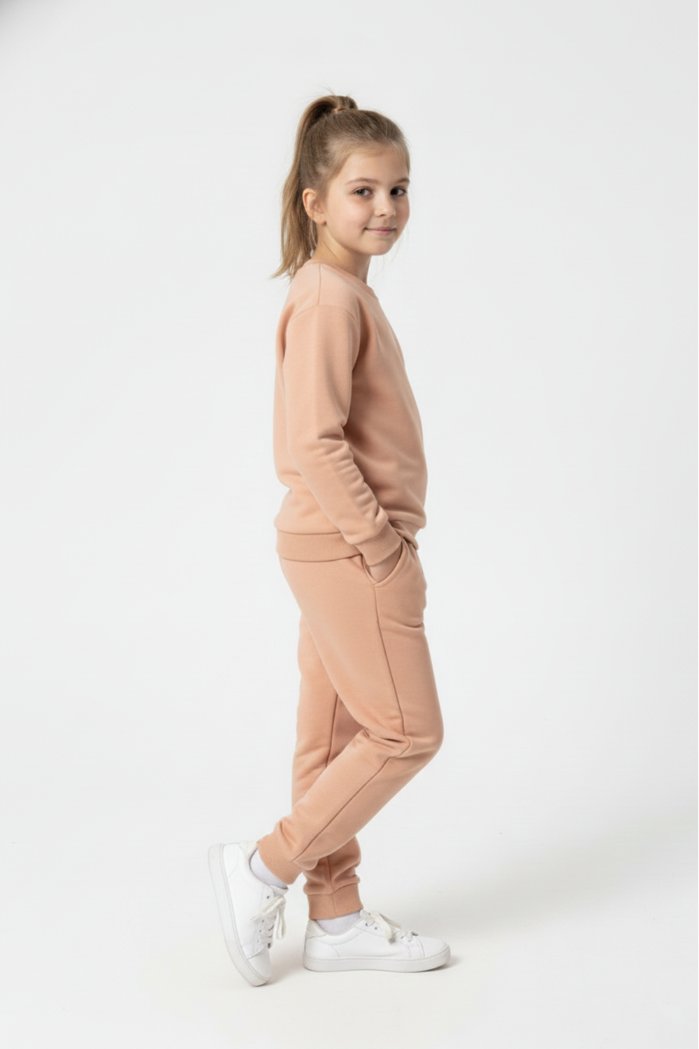 Basic Cepli Kız-Erkek Mevsimlik Çocuk Eşofman Takımı M00776