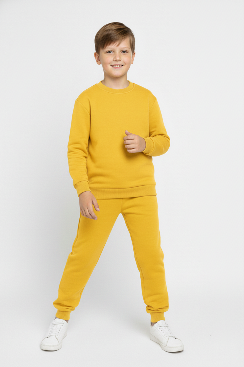 Basic Cepli Kız-Erkek Mevsimlik Çocuk Eşofman Takımı M00776