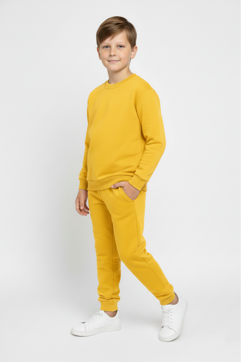 Basic Cepli Kız-Erkek Mevsimlik Çocuk Eşofman Takımı M00776