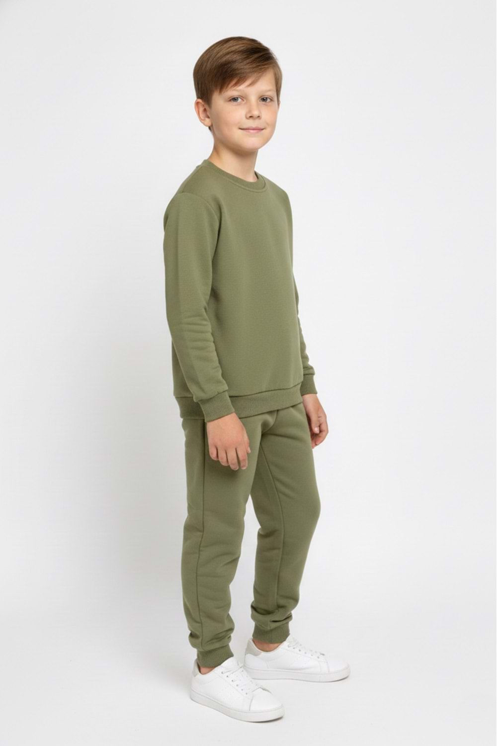 Basic Cepli Kız-Erkek Mevsimlik Çocuk Eşofman Takımı M00776