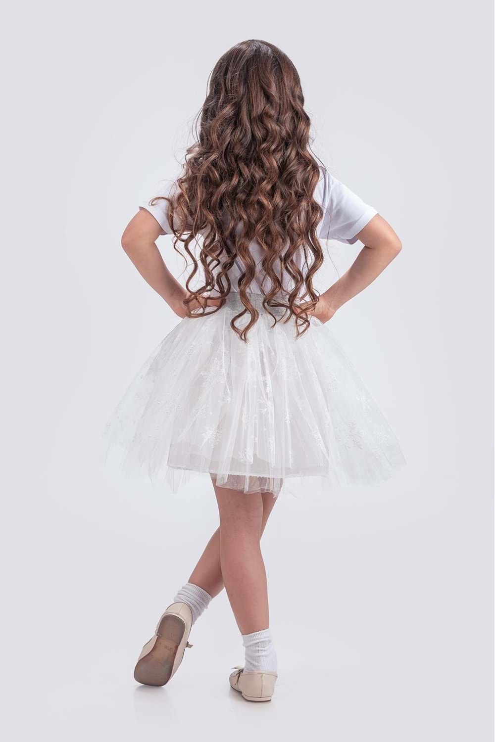 Tütü Kartanesi Baskılı Parti Etek M00779