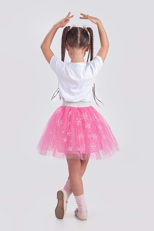 Tütü Kartanesi Baskılı Parti Etek M00779