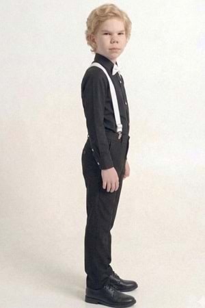 Renkli Gömlekli Erkek Çocuk Takım M00788