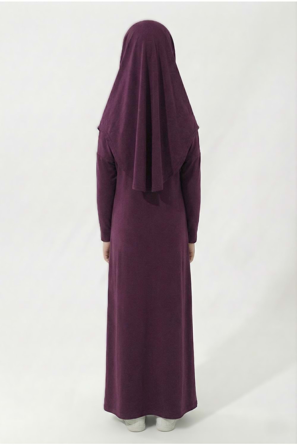 Pratik Başörtülü Kız Çocuk Namaz Elbisesi M00789