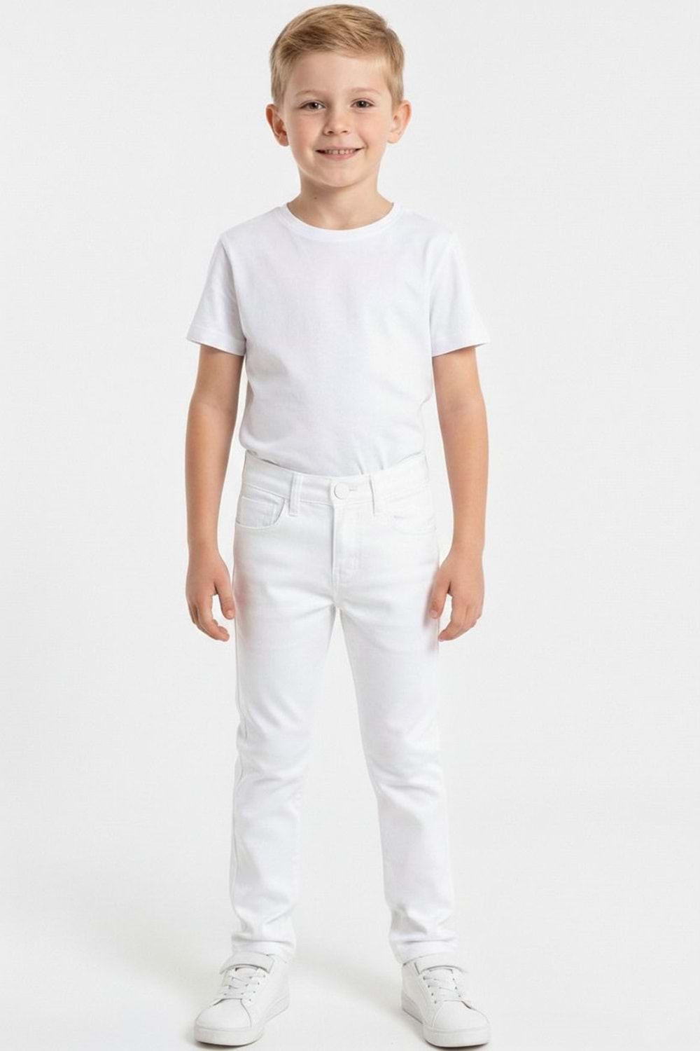 Gabardin Fermuarlı Cepli Erkek Çocuk Pantolon M00790