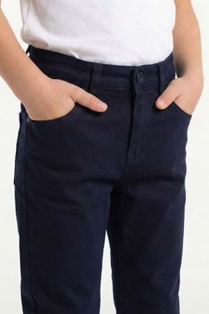 Gabardin Fermuarlı Cepli Erkek Çocuk Pantolon M00790