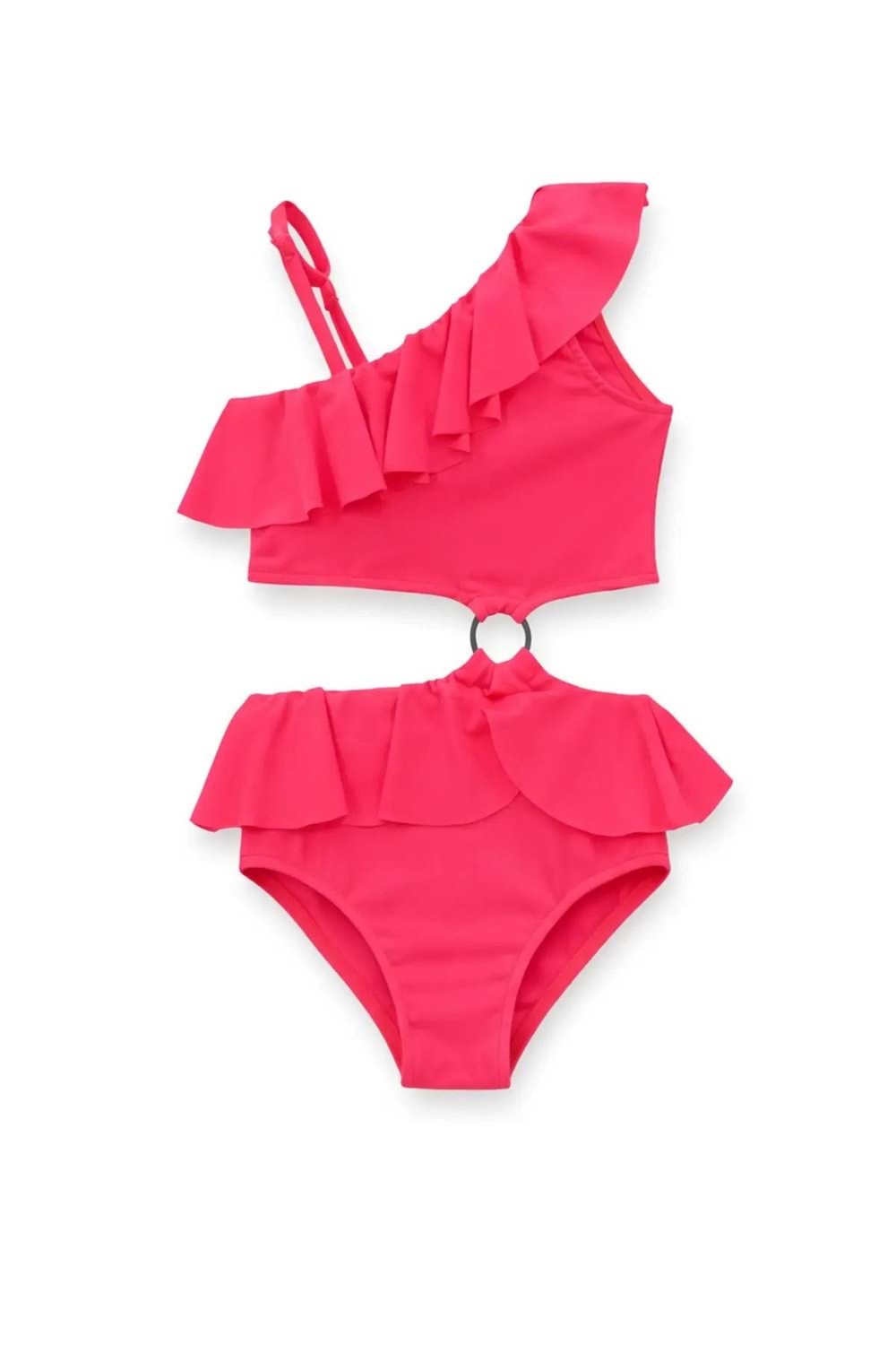 Kız Çocuk Desenli Mayo Deniz ve Havuz Bikini Takımı M00815