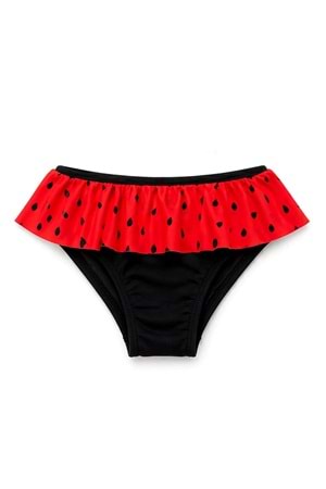 Kız Çocuk Desenli Mayo Deniz ve Havuz Bikini Takımı M00815