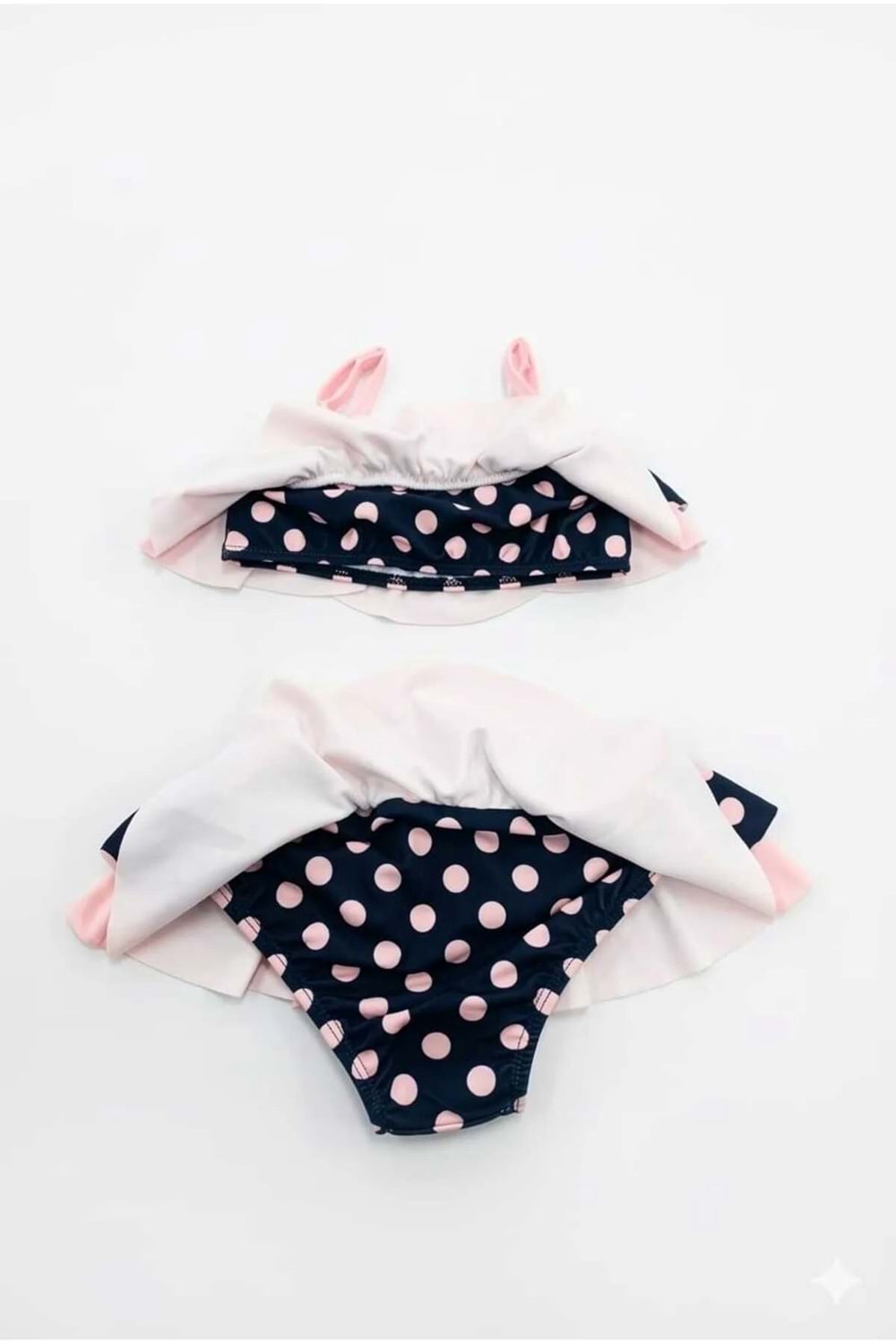 Kız Çocuk Desenli Mayo Deniz ve Havuz Bikini Takımı M00815