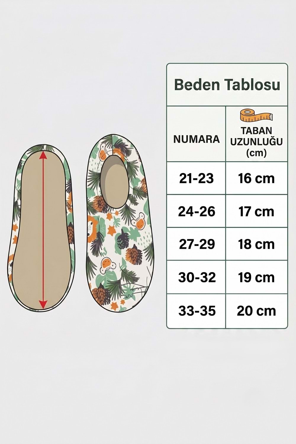 Çocuk Kaydırmaz Taban Desenli Deniz Ayakkabısı Havuz Patiği M00832
