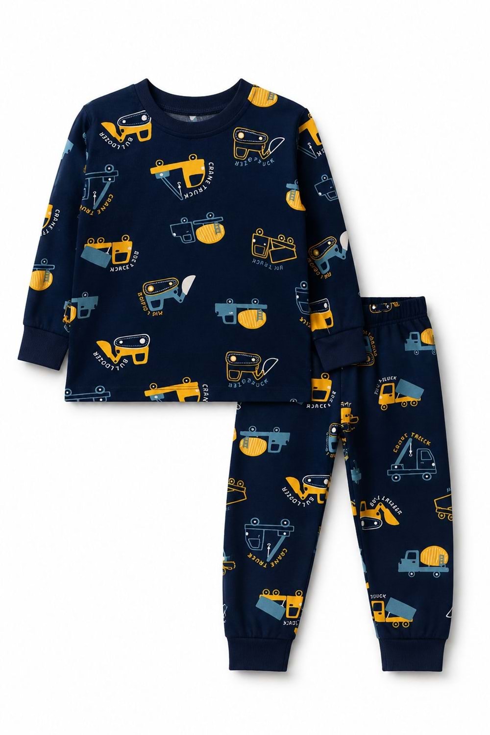 Erkek Çocuk Baskılı Penye Pijama Takımı M00844