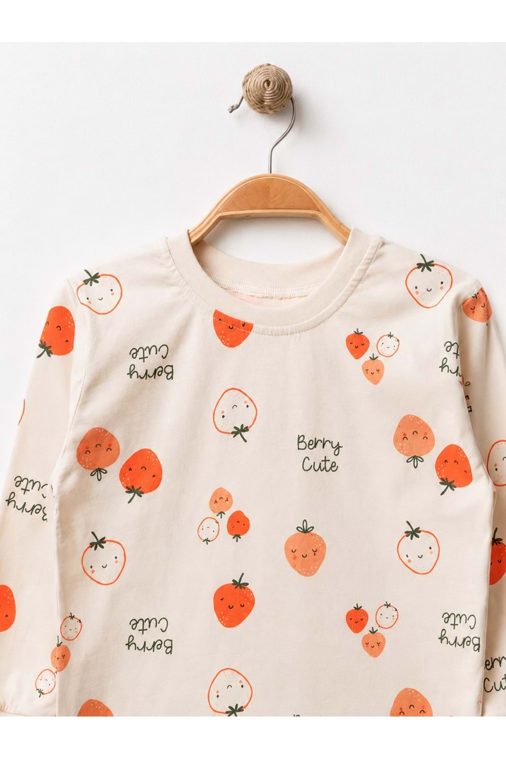 Kız Çocuk Baskılı Pamuku 2li Pijama Takım M00845
