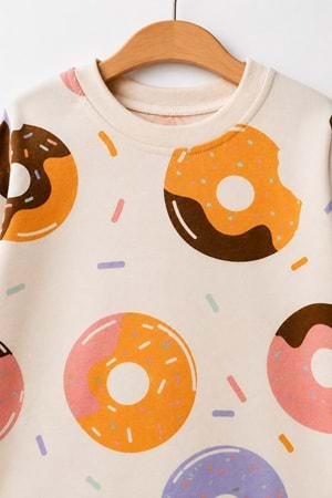 Kız Çocuk Baskılı Pamuku 2li Pijama Takım M00845