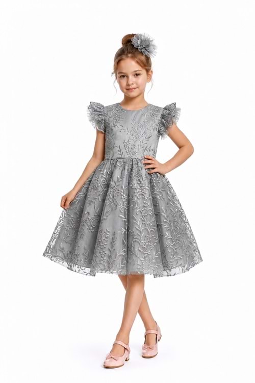 Floare Kız Çocuk Abiye Elbise M00850