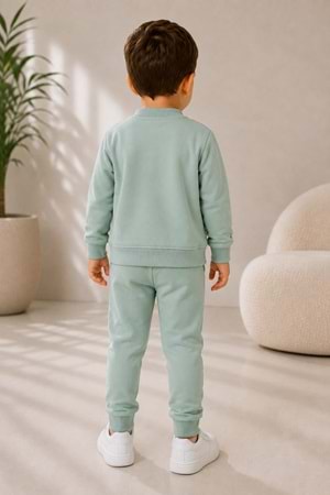 Erkek Bebek Küçük Aslan Hırkalı 3lü Takım M00855
