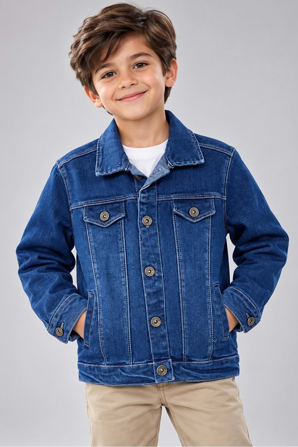Erkek Çocuk Jeans Ceket M00869