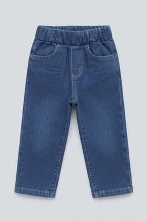 Erkek Çocuk Çizgili Süeterli, Gömlekli, Jeans Pantolonlu 3 Parça Takım M00870