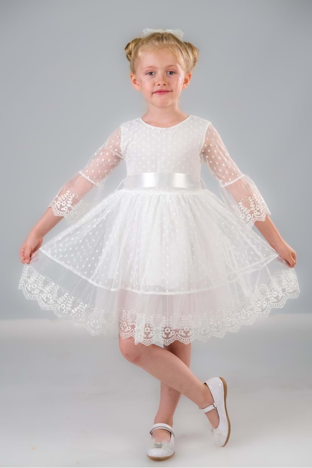 Dream Luxury Dantel Kız Çocuk Elbise MNK0327