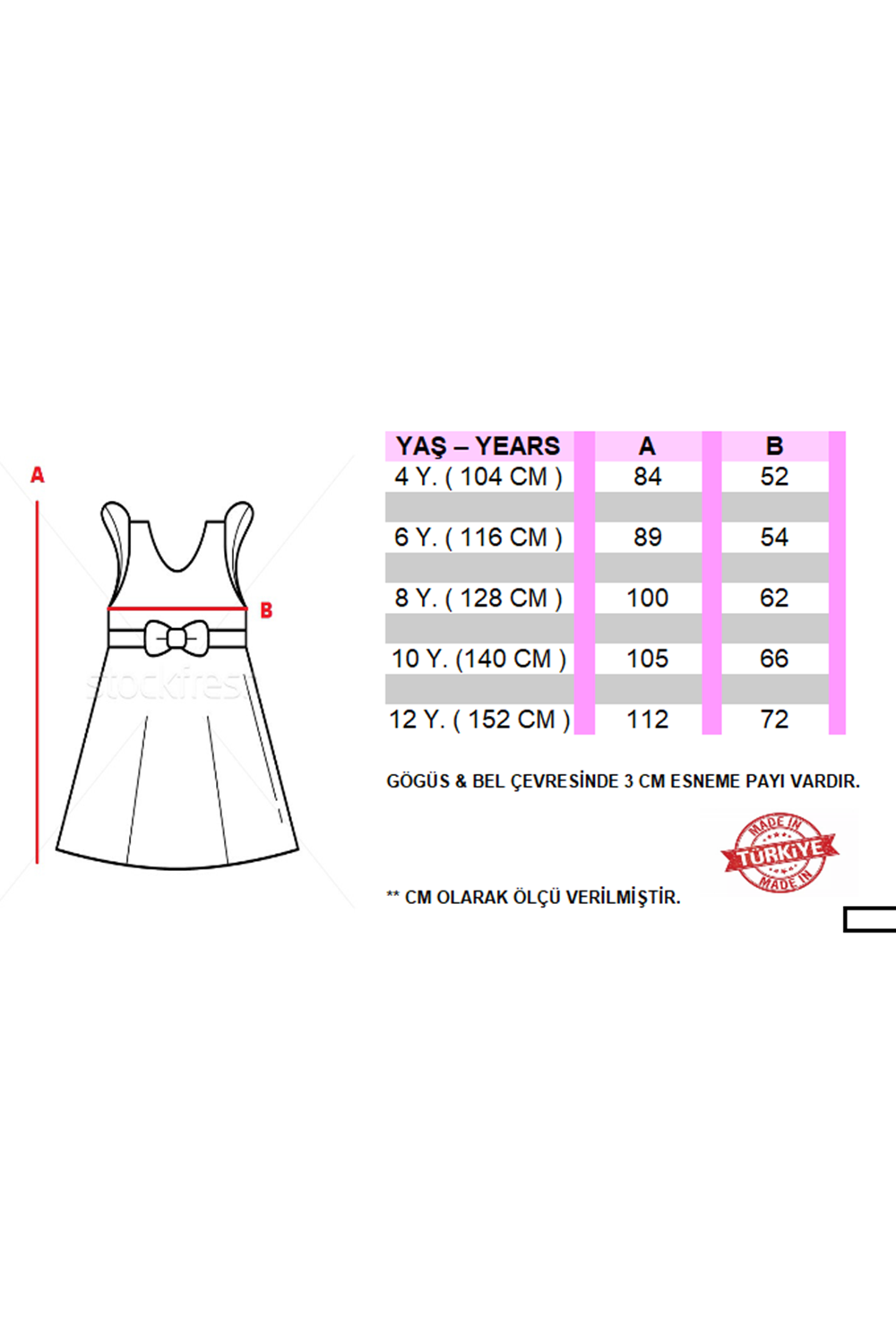 Sırt Gipeli Tütü Etek Kız Çocuk Saten Parti Abiye Elbise MNK0340
