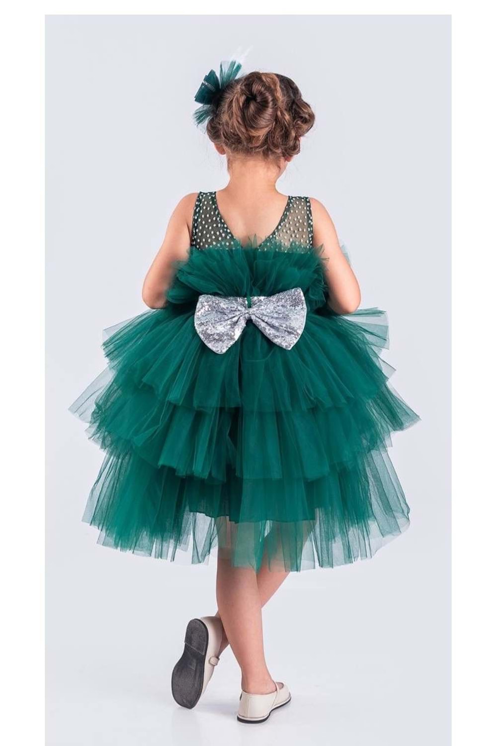 Katkat Tüllü Buket Model Kız Çocuk Özel Gün Abiye